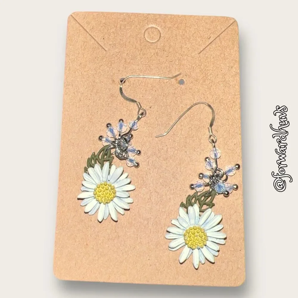 Bundle Sale 3 for $15 | Daisy Dangle Earrings